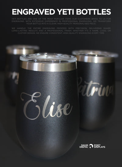 Engraved Gifts, Wine Glasses, Flasks & Metal Engraving