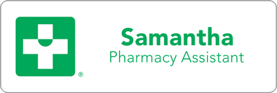 Terry White Name badge with  staff member name and position title