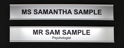 40mm Door Sign. Name Plates with engraved text for door lables