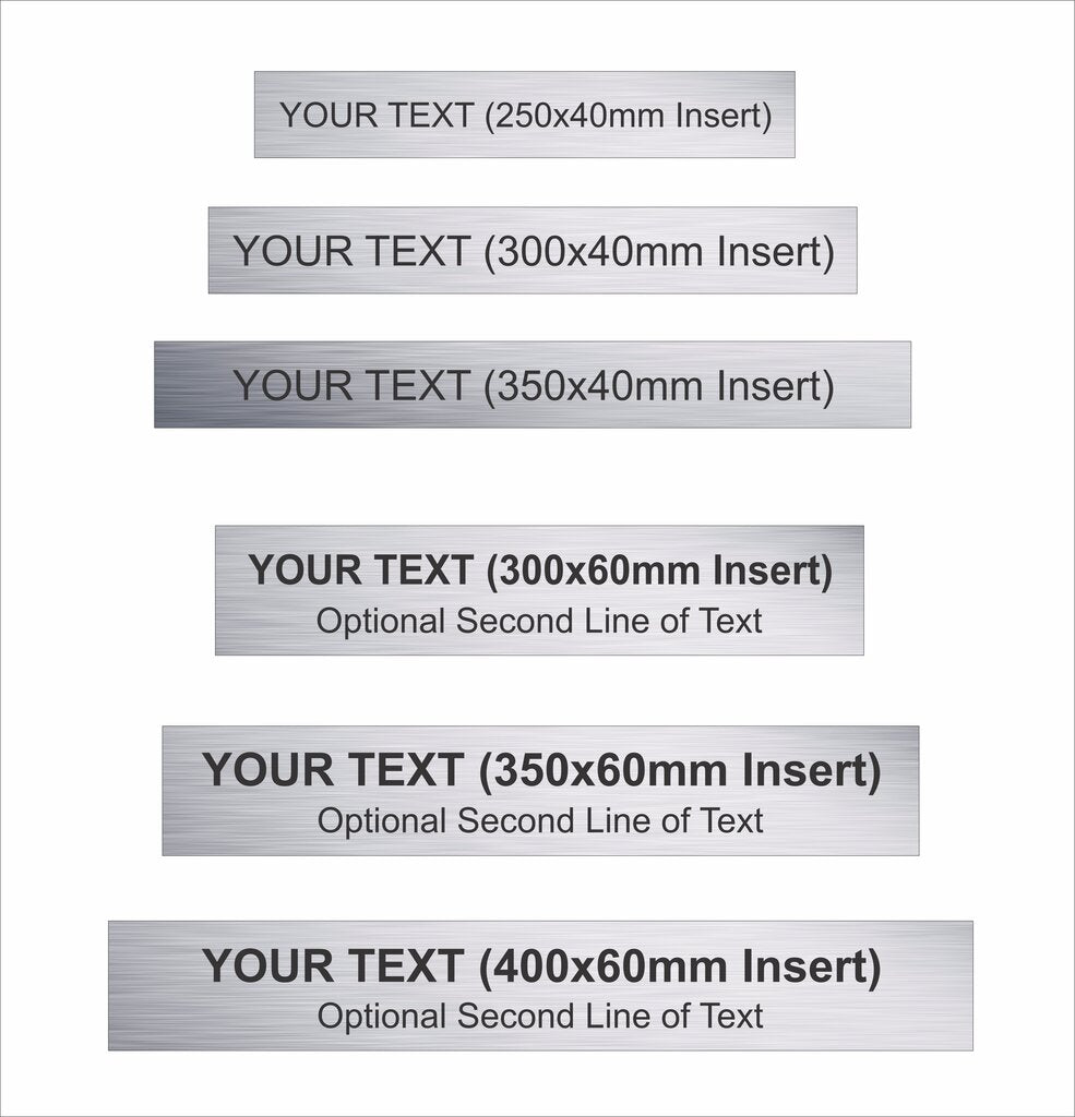 Doar Sign Size Name Door Signs